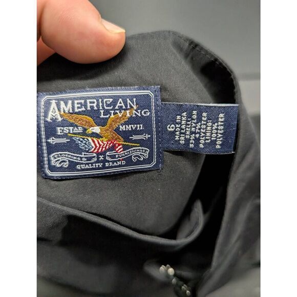 AMERICAN LIVING Summer A Line Skirt Lined Side Zip Women's 6 - Picture 3 of 5